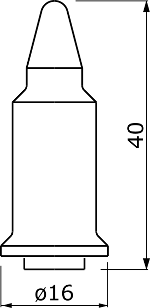 Matica M10 – kolík Cerazur golierom